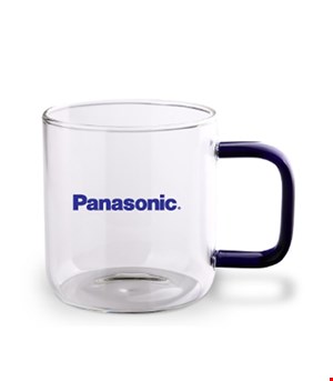 فنجان پیرکس شیشه ای دسته رنگی کد 820