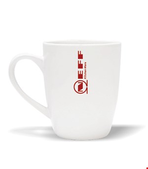ماگ سرامیک دسته و داخل سفید کد 7007